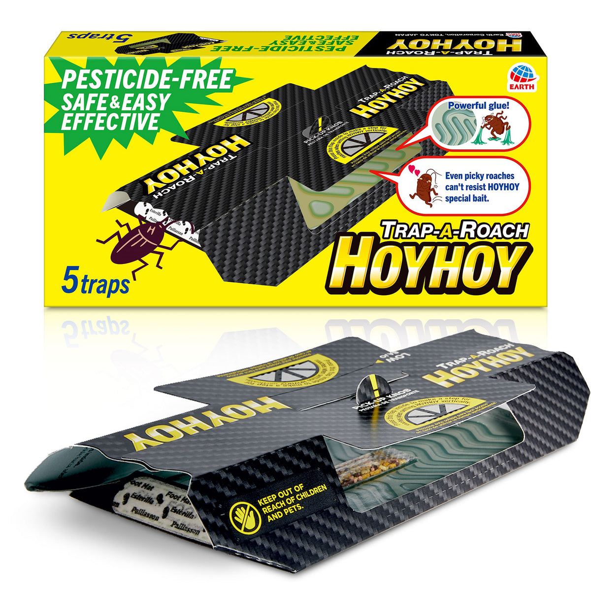 Hawaiian HOY HOY<br>Trap A Roach - 5&nbsp;Traps
